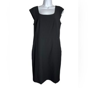 NWT Ann Taylor‎ size 10 stunning black simple elegant dress PERFECT 🖤🖤🖤